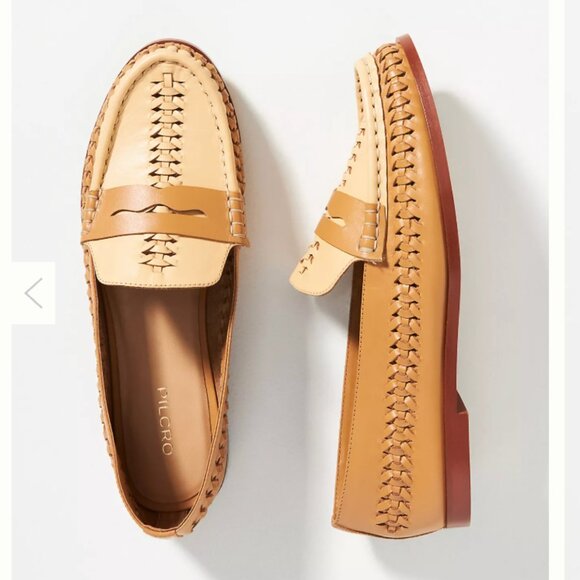 Anthropologie Shoes - Anthropologie Pilcro Woven Leather Loafers | Size 8